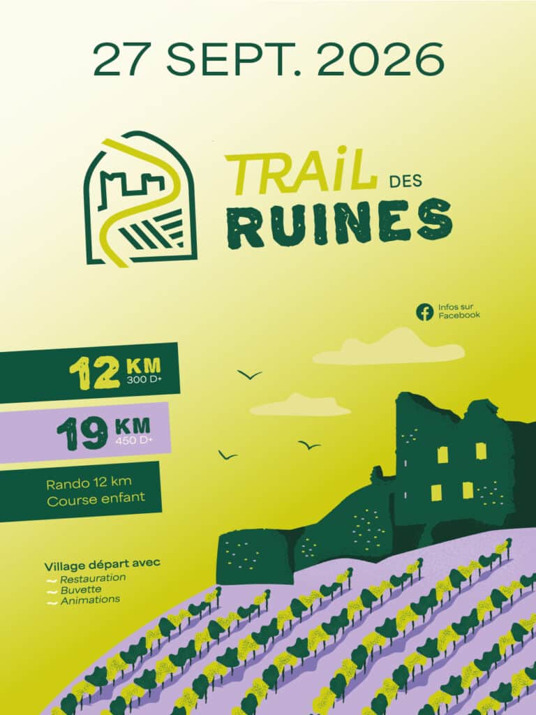 Trail des ruines, 27 septembre 2026